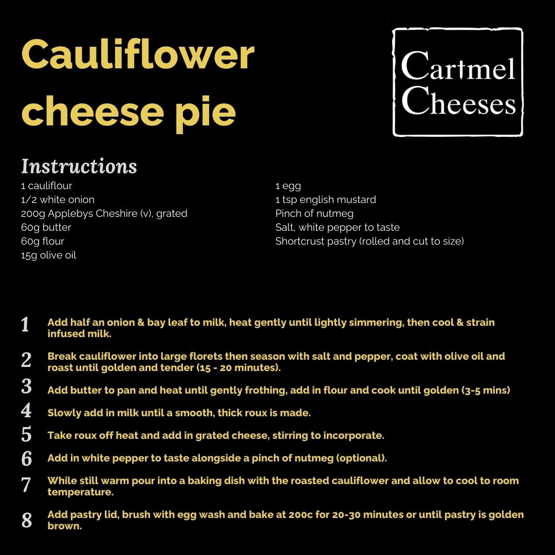 Cauliflower Cheese Pie